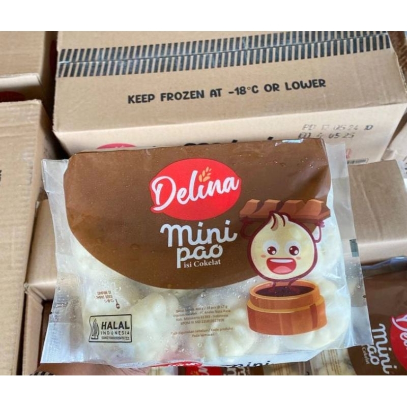 

MINIPAO delina mini pao frozen rasa coklat ayam kecap