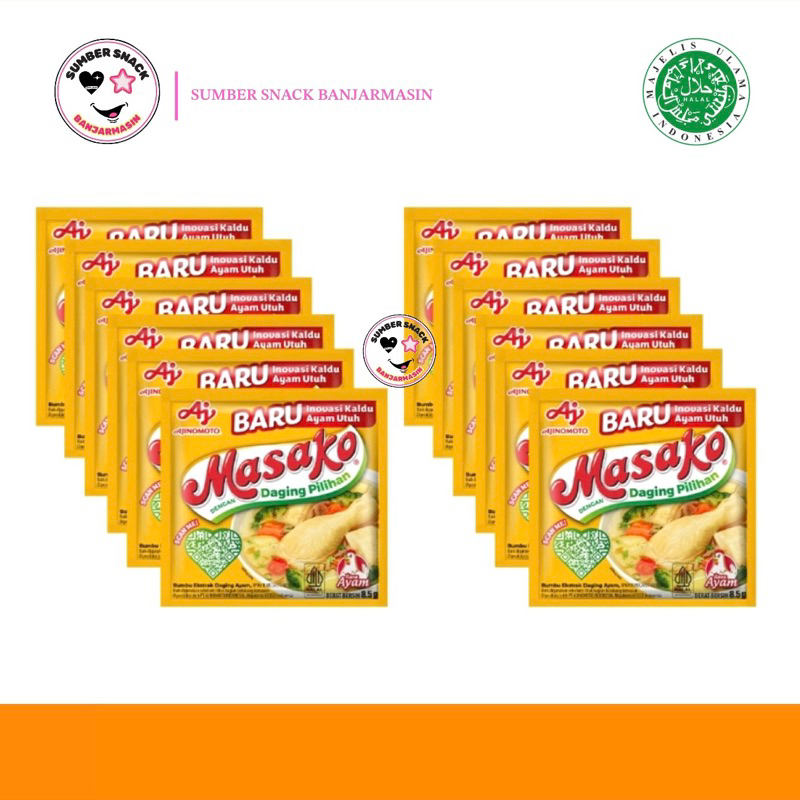 

Ajinomoto Masako Bumbu Kaldu (12 pcs/Renceng)