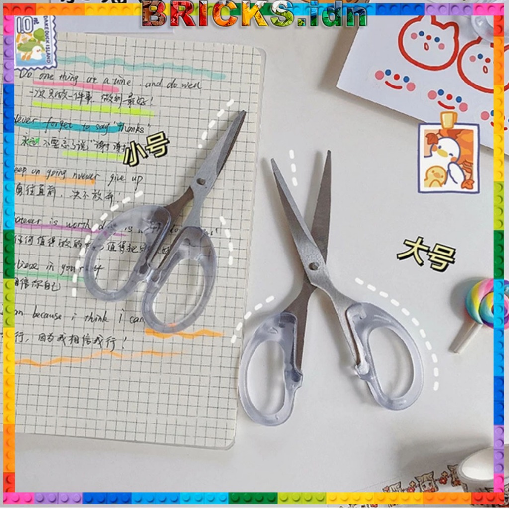 

Gunting Kertas Transparan Aesthetic Scissors AT02