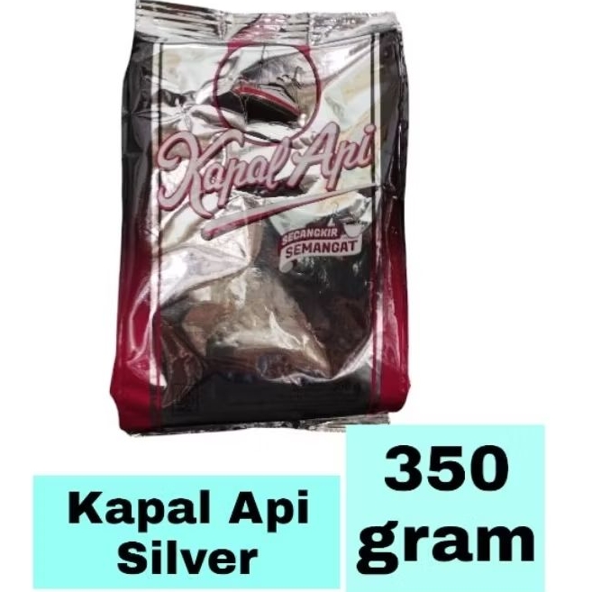 

Kopi Bubuk | Kopi Kapal Api Silver ukuran 350gram