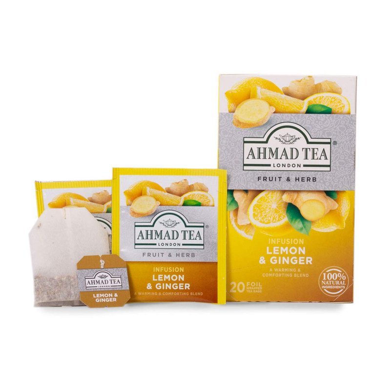 

Ahmad Tea Lemon & Ginger Infusion 20's - 40gr