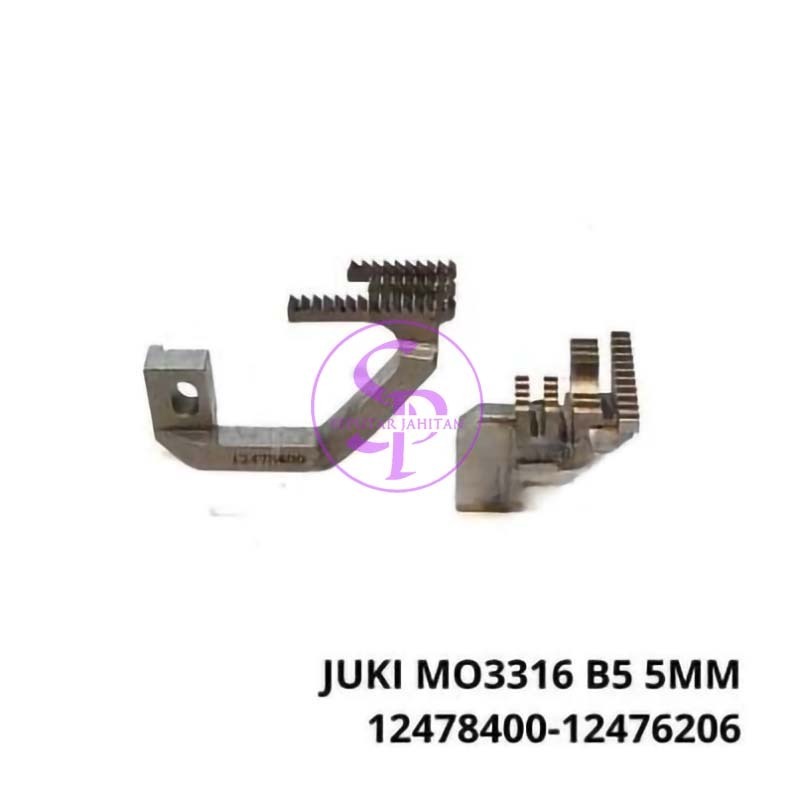 12478400 12476206 JUKI MO3316 Benang 5 5MM Gigi Mesin Jahit Obras