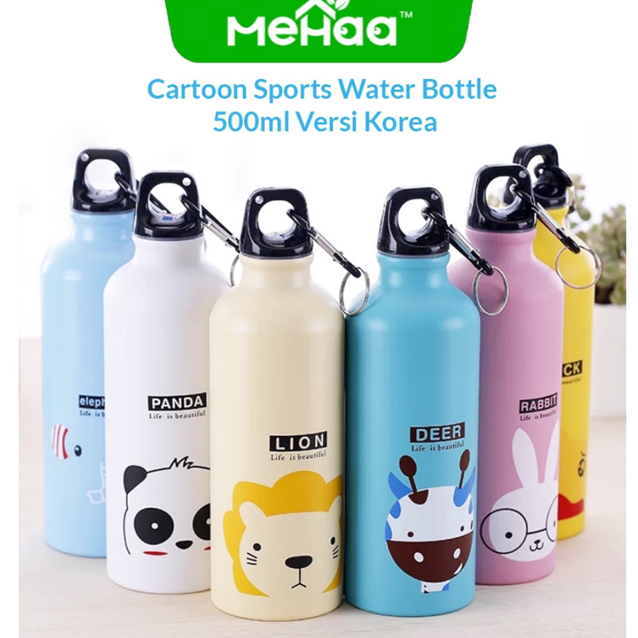 Ready Mehaa BOTOL MINUM KOREA KARTUN 5 ML TEMPAT BOTOL AIR MINUM ANAK KARAKTER HEWAN LUCU