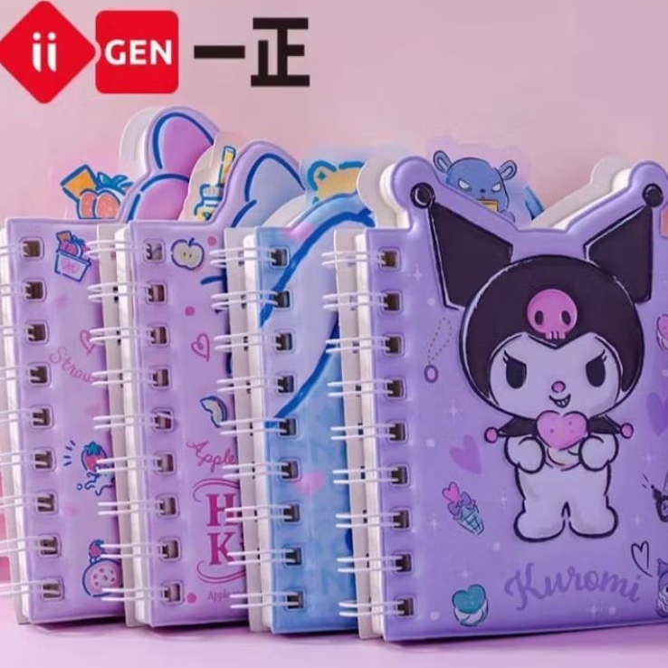 

NOTES KARAKTER SANRIO / BUKU KUROMI / NOTES CINNAMOROLL MELODY / NOTED IMPORT LUCU