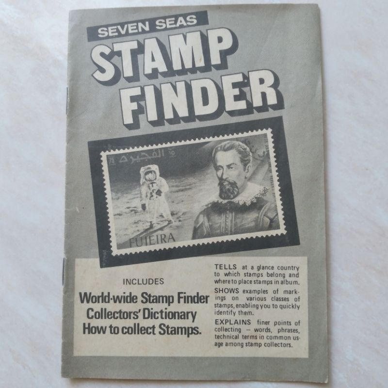 

Buku Saku Kuno Panduan Koleksi Prangko Seven Seas Stamp Finder 1960 an - YN1901