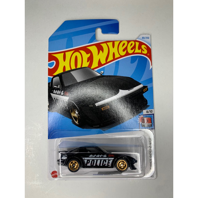 Hot Wheels Mazda Rx-7 Police Hitam