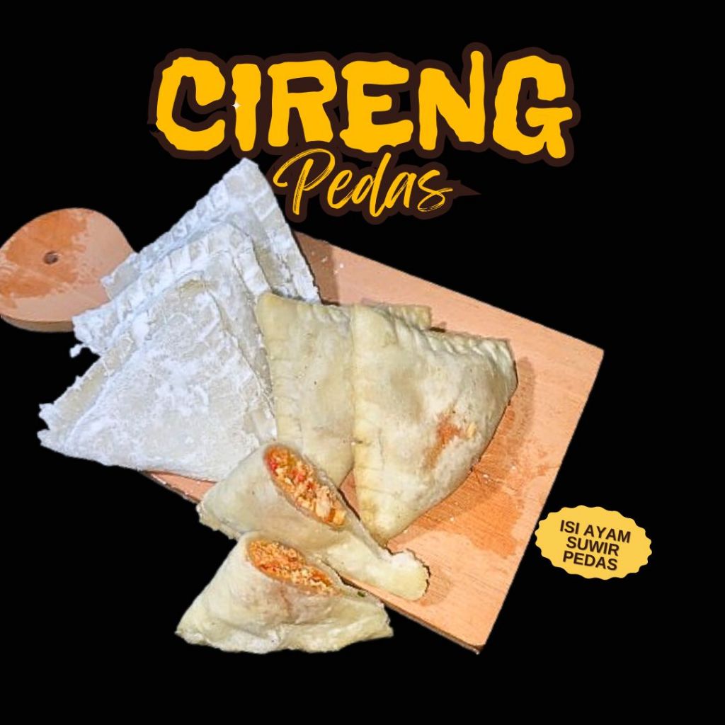 

Cireng Isi Ayam Suwir Pedas Premium / Cireng Frozen Food / Cemilan Pedas Renyah / Snack Ringan