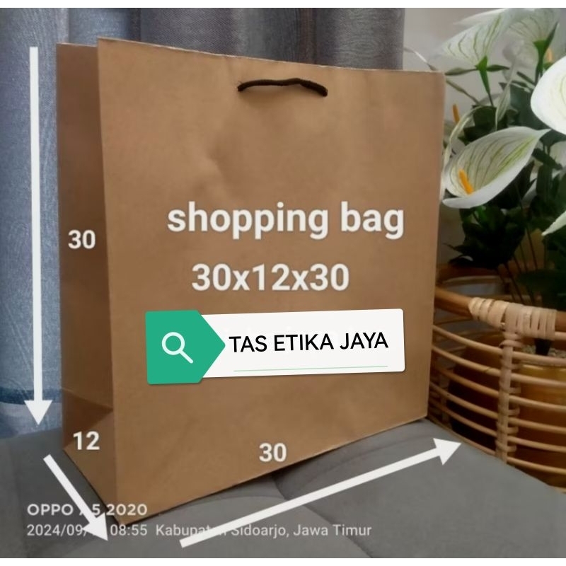 

(per 1 psc) paperbag /tas kertas/shopping bag serba guna jumbo