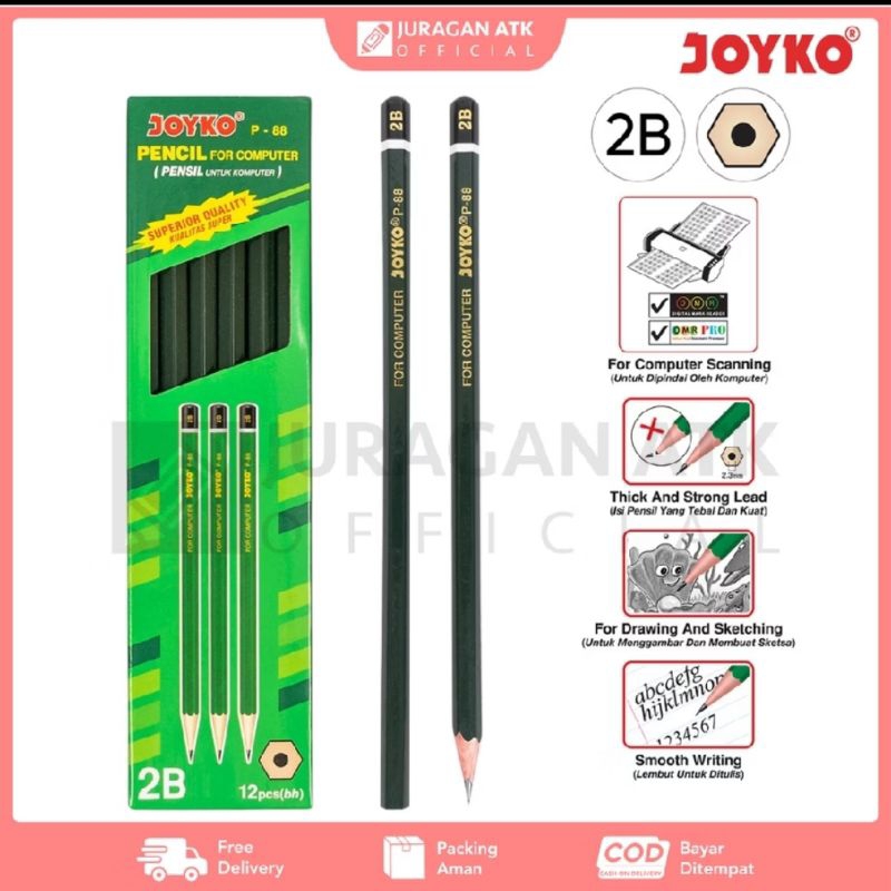 

PENCIL JOYKO P88 1 PACK ISI 12 PCS