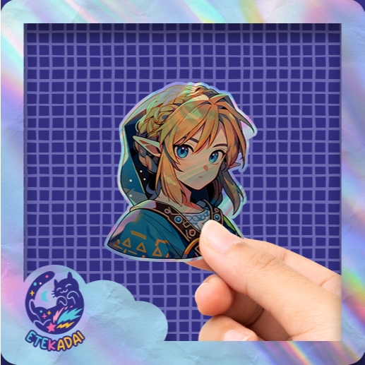 

Stiker Hologram Game Zelda Link 1