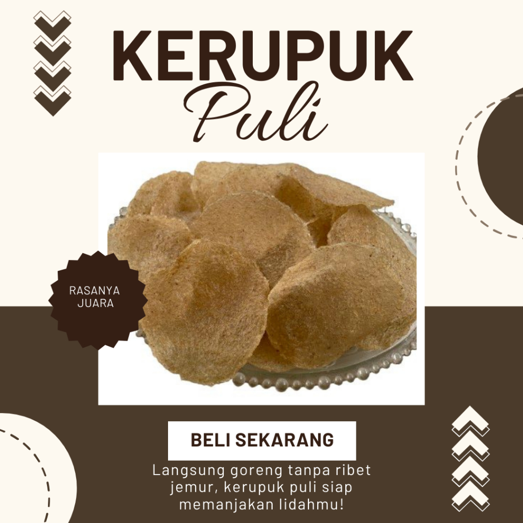

Kerupuk Puli Renyah/Kerupuk Gendar/Kerupuk Puli Kriuk (Khas Grobogan)