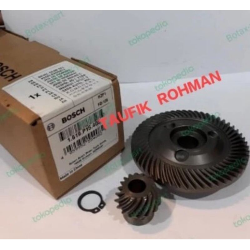 ORIGINAL BEVEL GEAR SET GERINDA BOSCH TIPE GWS 2200 / GWS 2000 / GWS 20-180