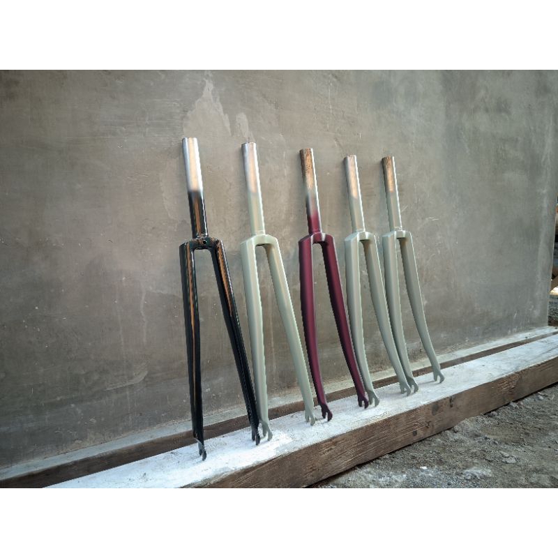 fork sepeda fixie, fork fixie gear 700c x 23,25,28