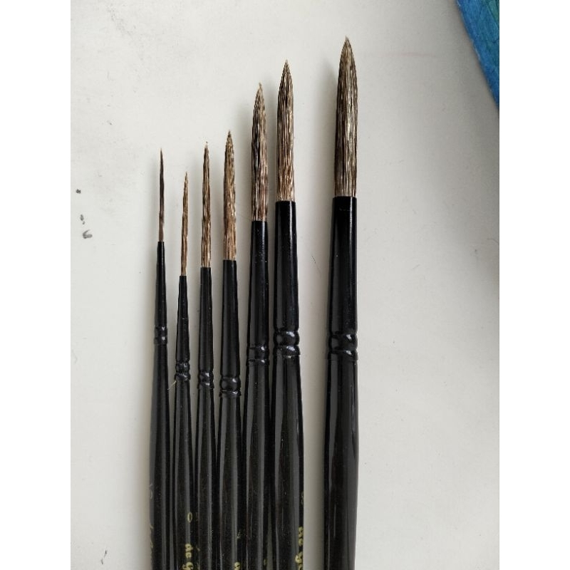 

De Goya Kuas Lettering/Kuas Enamel/Kuas Liner Bulu Asli/Sintetis (BACA DESKRIPSI)