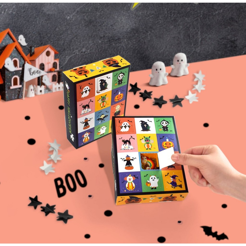 

Box halloween 12 sekat surprise blind box - kotak gift halloween