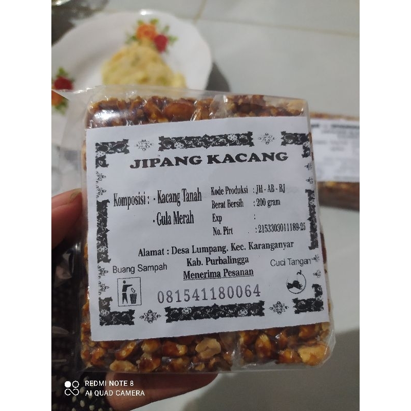 

JIPANG KACANG ASLI PURBALINGGA HALAL DAN HIGENIS