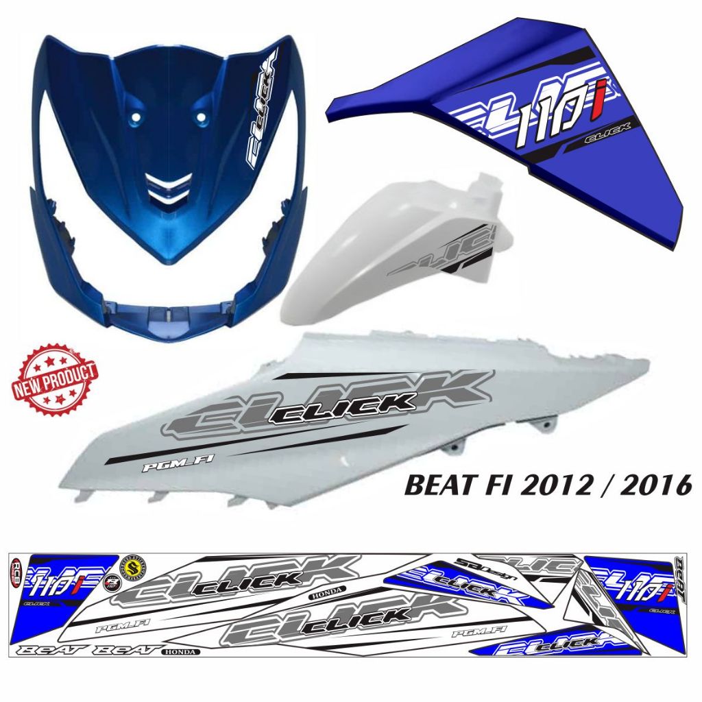 STIKER VARIASI CLICK / BEAT FI VARIASI STRIPING BEAT FI