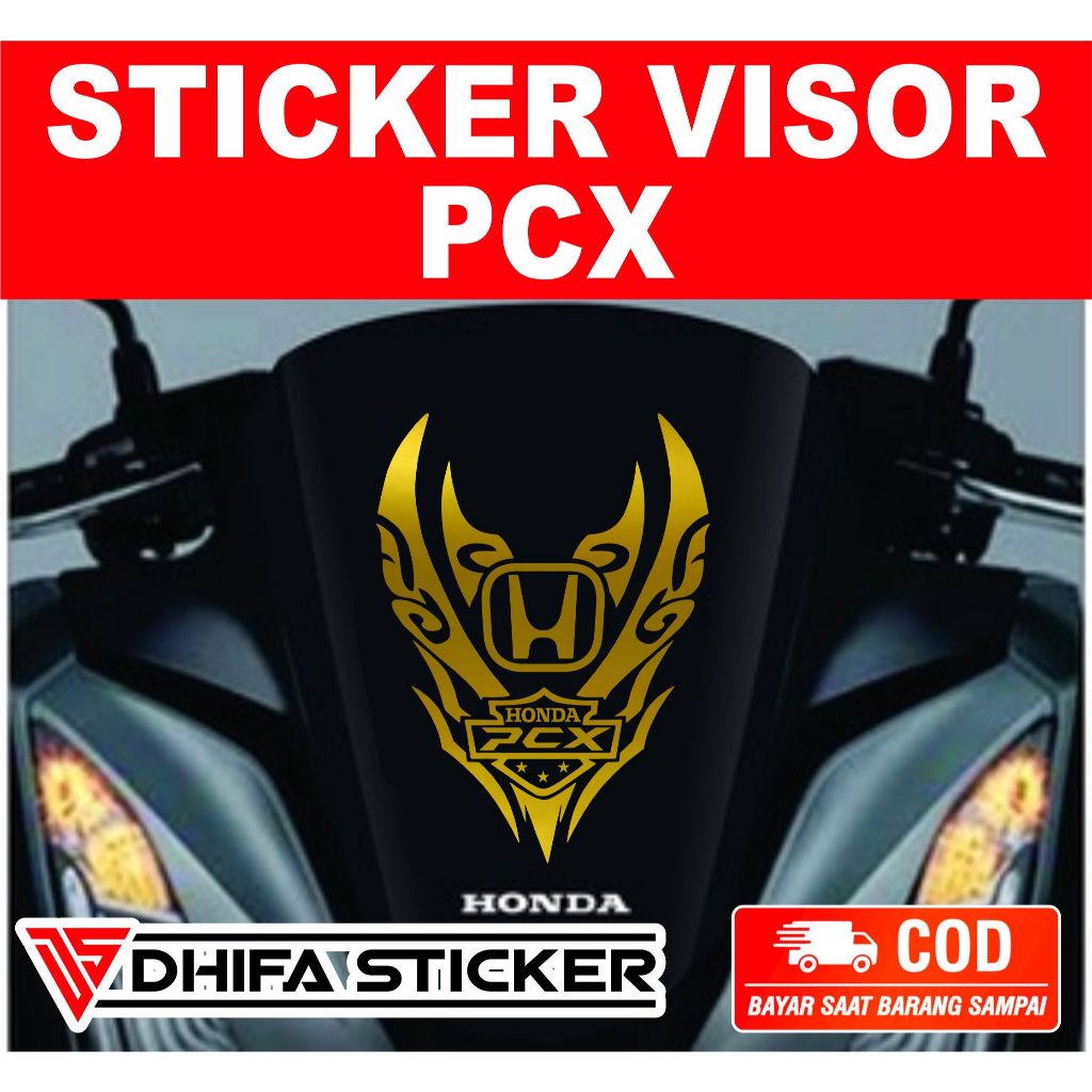 sticker cutting visor pcx STIKER VARIASI MOTOR PCX