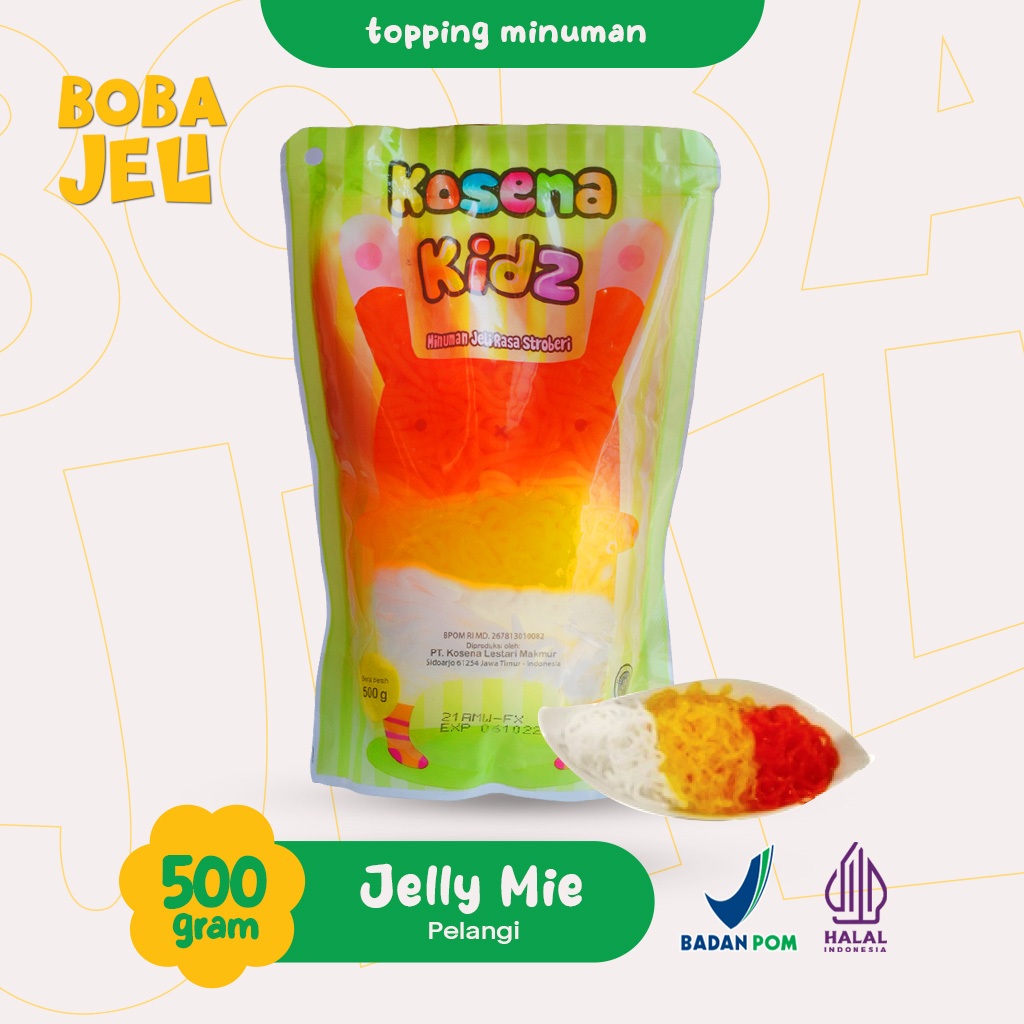 

Jelly Mie Warna Warni Kosena 500gr