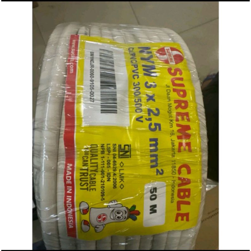KABEL NYM SUPREME 3X2,5mm 50METER