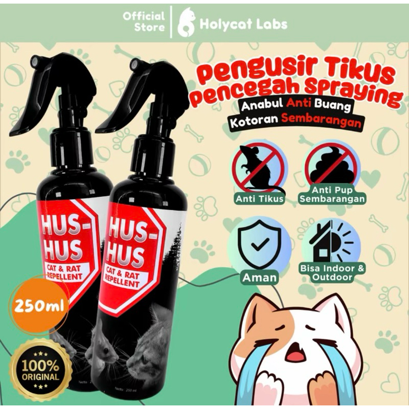 hus hus anti cat spray,semprot kucing anti pipis sembarangan,