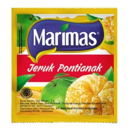 

Marimas Sachet isi 1 pcs - Aneka Rasa - Jeruk Pontianak