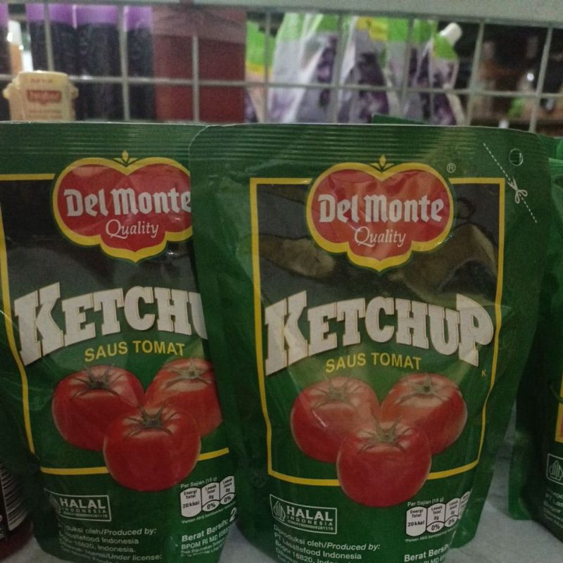 

De monte ketchup saos tomat kemasan refil 200g exp aman