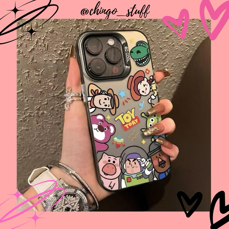 case toy story black cute/ iphone 16 pro, x/xs , 12/13/14 pro max