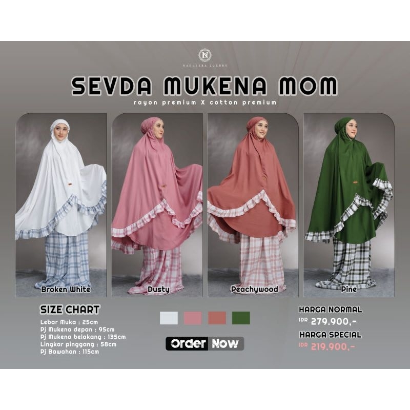 sevda mukena nadheera luxury