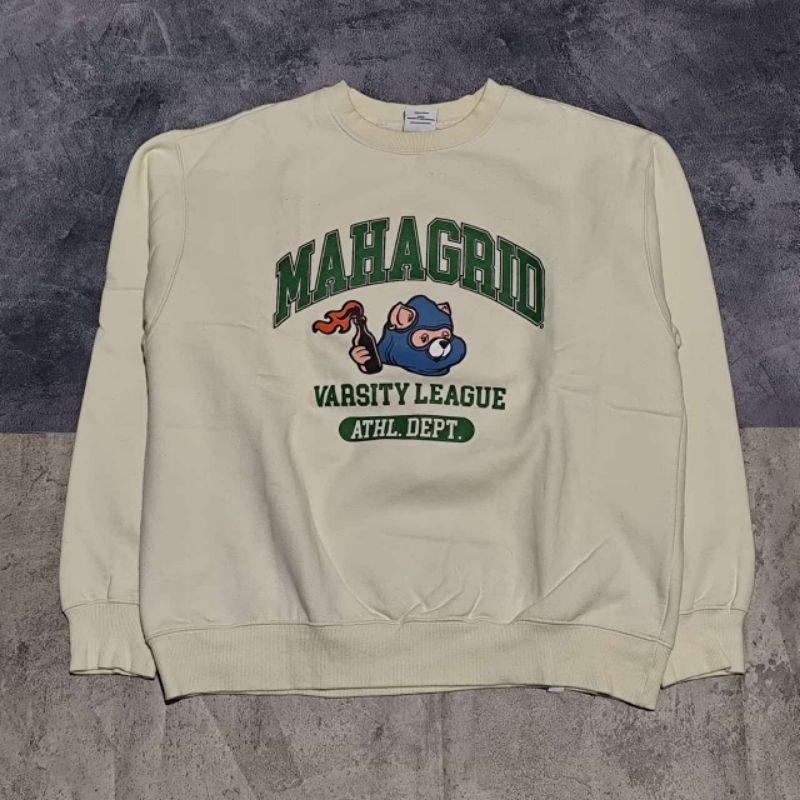 Sweater crewneck mahagrid motif