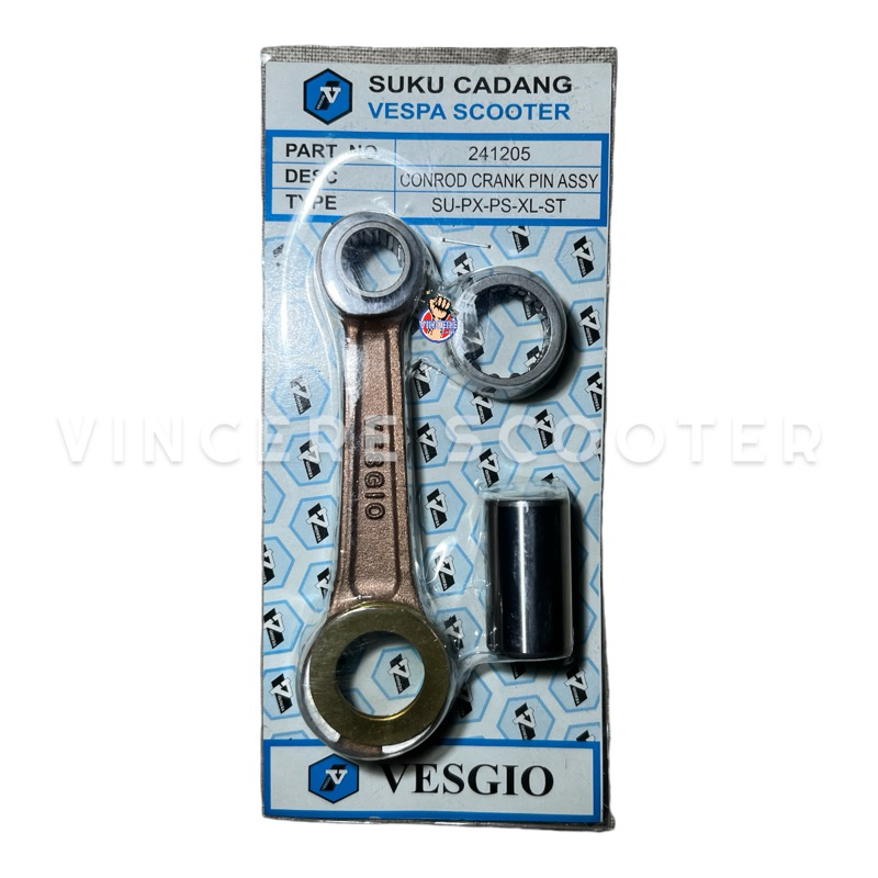 Stang Seher Piston Vesgio Vespa PX Excel Exclusive Super Sprint