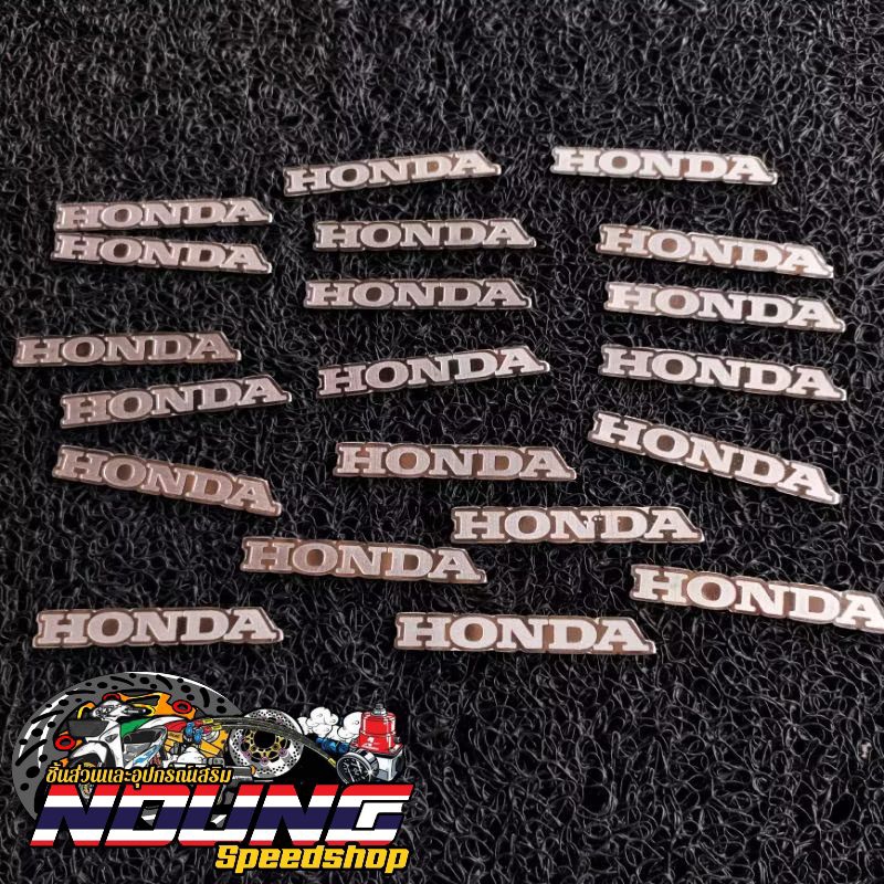TERMURAH. EMBLEM STAINLES HONDA KECIL BATOK VISOR BEAT VARIO PCX