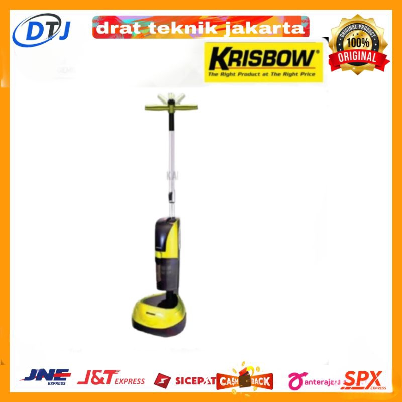KRISBOW Mesin Poles Lantai Portable 3 in 1 Scrubber Polisher Vacuum
