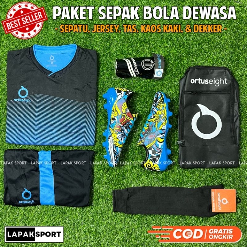 Paket Sepatu Bola Ortus Catalyst Bima Jogosala Terbaru Paket Komplit Sepatu Sepak Bola Ortuseight Le