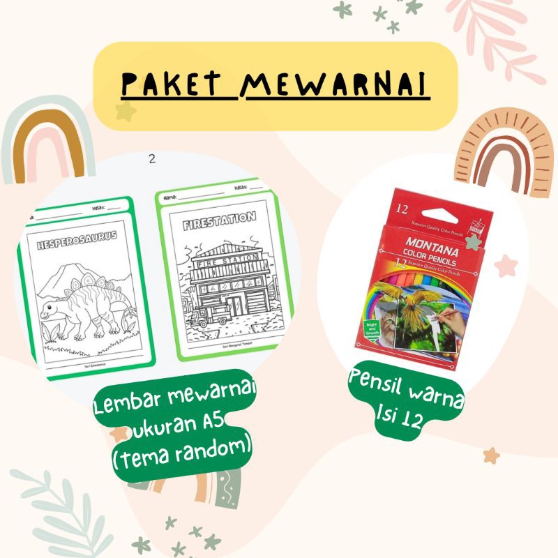 

Paket Mewarnai Lengkap untuk Goodie Bag | Coloring Set Hampers