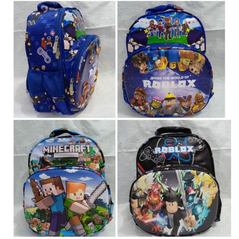 TASDANKOPER - HSD Tas Ransel Anak Tk Motif 3D Roblox bahan anti air import