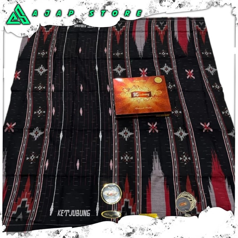 SARUNG KETJUBUNG RED MOTIF SKG / TERBARU.ORIGINAL.TERLARIS