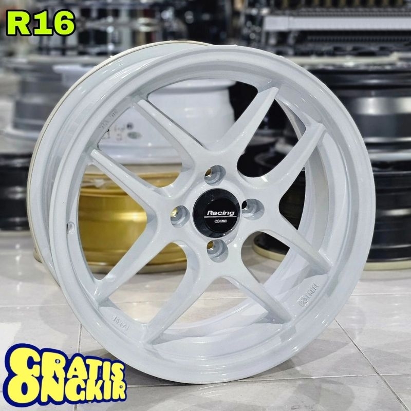 velg mobil ring 16 ENKEI SC14 LEBAR 7 ET 40 velg mobil racing import R16 velg mobil ring 16 velg rac