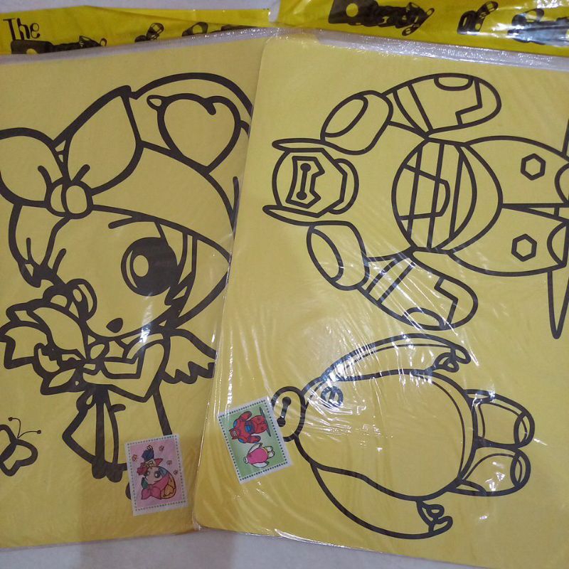 Mainan Edukasi Anak Mewarnai dengan Pasir Warna JUMBO