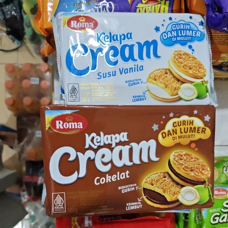 

Roma Kelapa Cream / Biskuit Roma Kelapa Cream