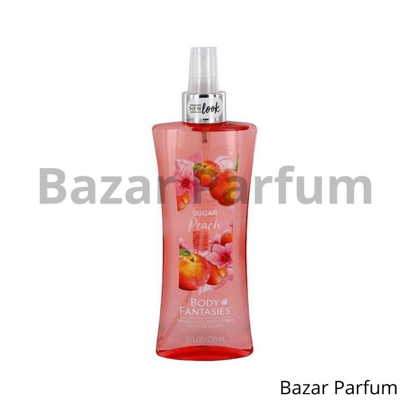 Parfum Wanita Body Fantasies Signature Sugar Peach by Parfums De Coeur for Women Original