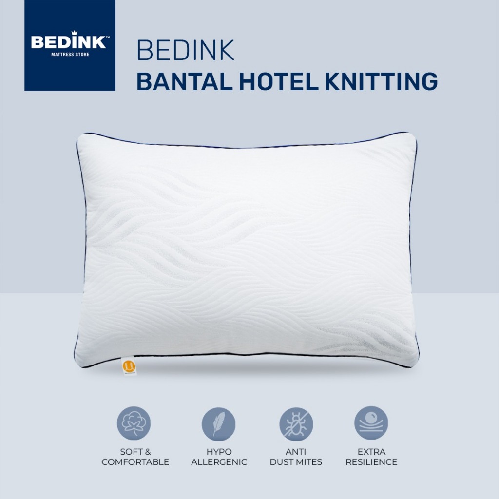 BEDINK Bantal Hotel Hollow Silicon Knitting