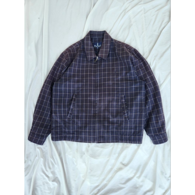 jaket work harrington casual PAVIANO tartan original second pria wanita murah viral