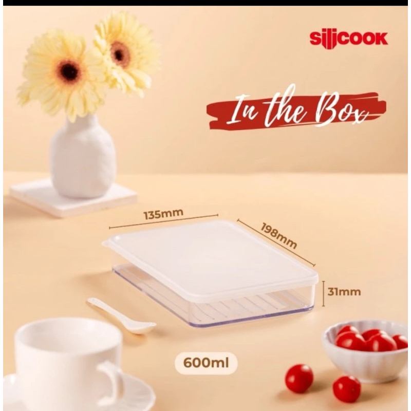 SilicookFood container flat 600ml