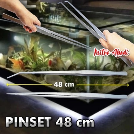 Pinset Panjang Lurus/ Pinset Panjang Bengkok / Tweezer Lurus Bengkok