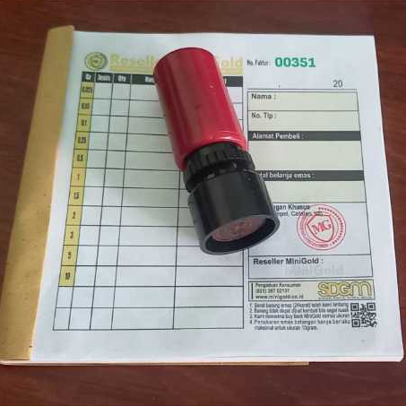 SYAM stempel flash bulat custom