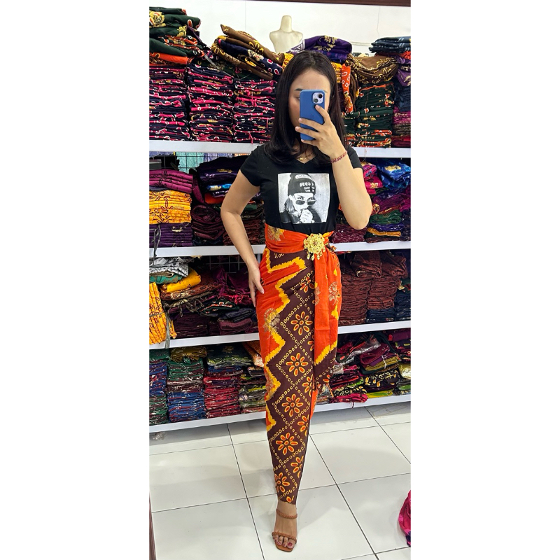 endek sugeng set slendang