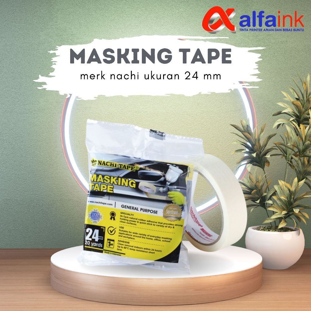 MASKING TAPE NACHI 24MM | MASKING TAPE TERMURAH