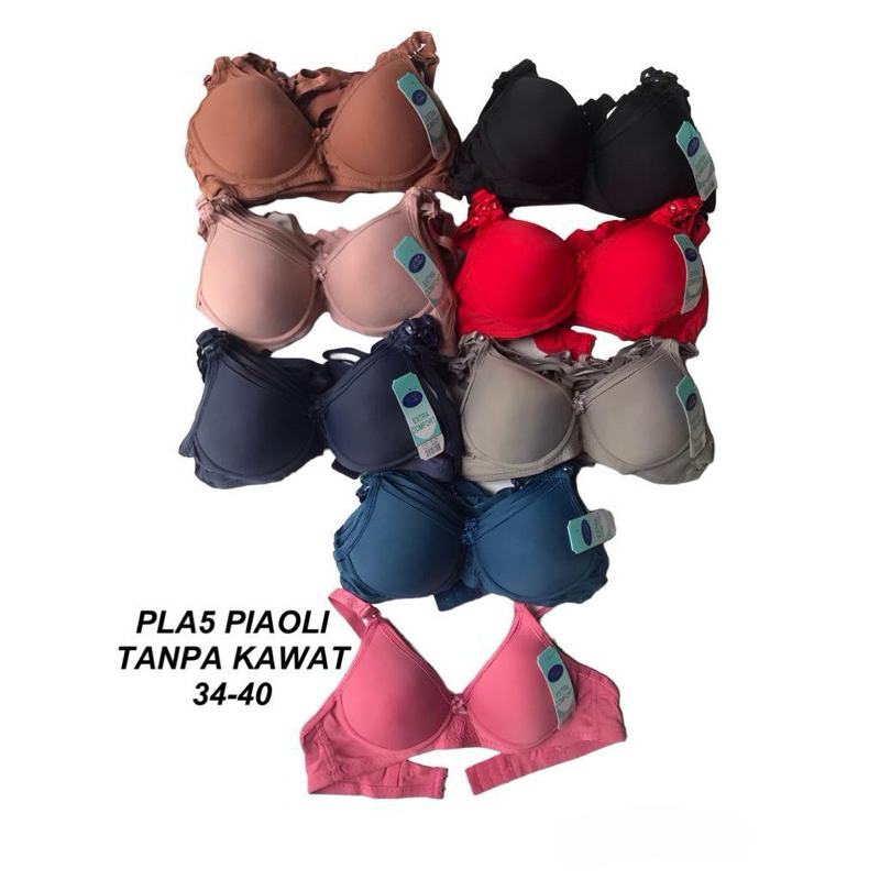 BH WANITA PIAOLI KAIT 2 A5 MIRIP LINGCAO/BRA WANITA PIAOLI BAHAN LEMBUT/BH WANITA MURAH SIZE 34 36 3