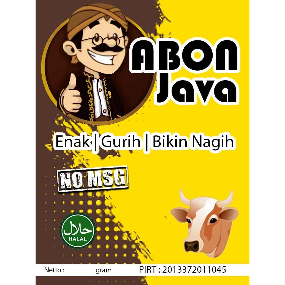 

Paket Reseller Abon Sapi JAVA 33KG